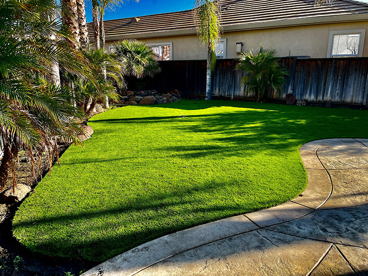 artificial grass yard spaces