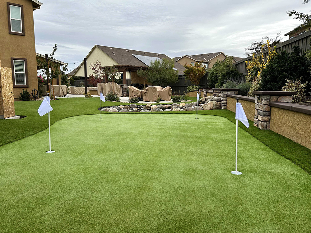 Artificial Grass Putting Green Design