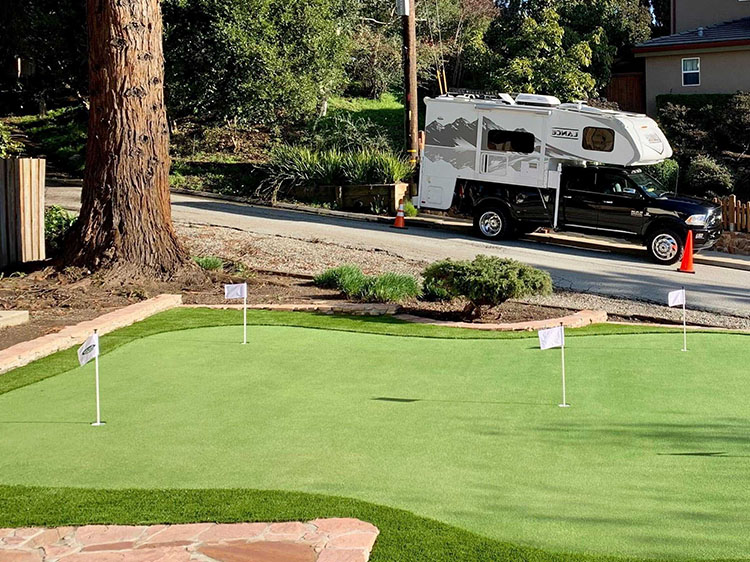 Maintenance Savings from an Artificial Grass Putting Green