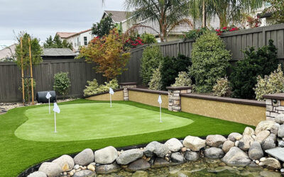 How to Design an Entertaining Area Around Your Artificial Putting Green